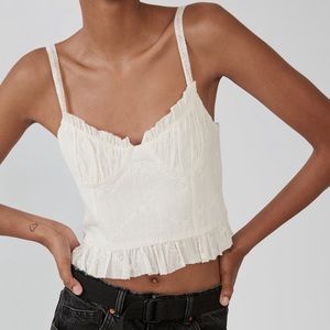NWT Zara Off White Tank Top